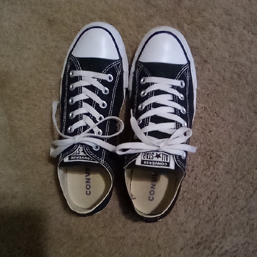 Converse Classic Black Canvas Sneakers
